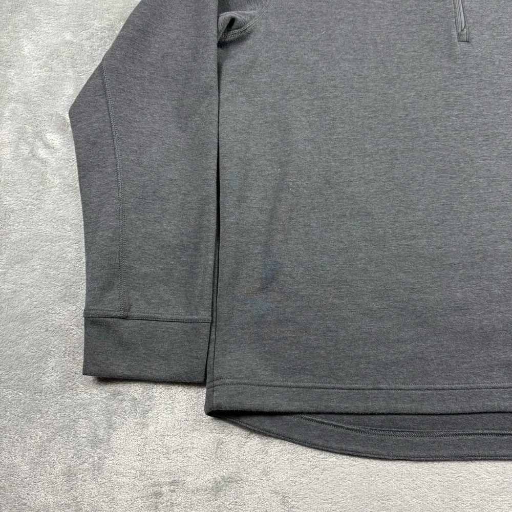 The North Face  1/4 Zip‎ Pullover Men's XL Grey Fleece Mock Neck Jacket Outdoors
